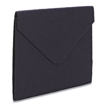 Smead® Soft Touch Cloth Expanding Files, 2" Expansion, 1 Section, Letter Size, Dark Blue freeshipping - TVN Wholesale